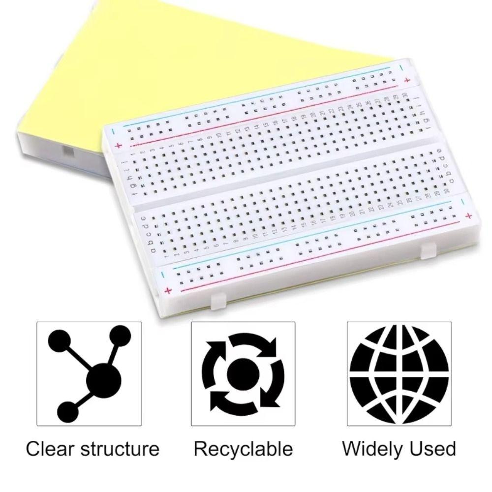 Mini Size Solderless Breadboard 400 Tie Points Circuit Board Test Board Protoboard DIY Projects