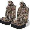2 Packs Dark Camo Car Seat Covers With Matching Headrest Universal Fit Most Vehicles, Automotive Camo Interior Accessories Fits Most Cars, Sedans,