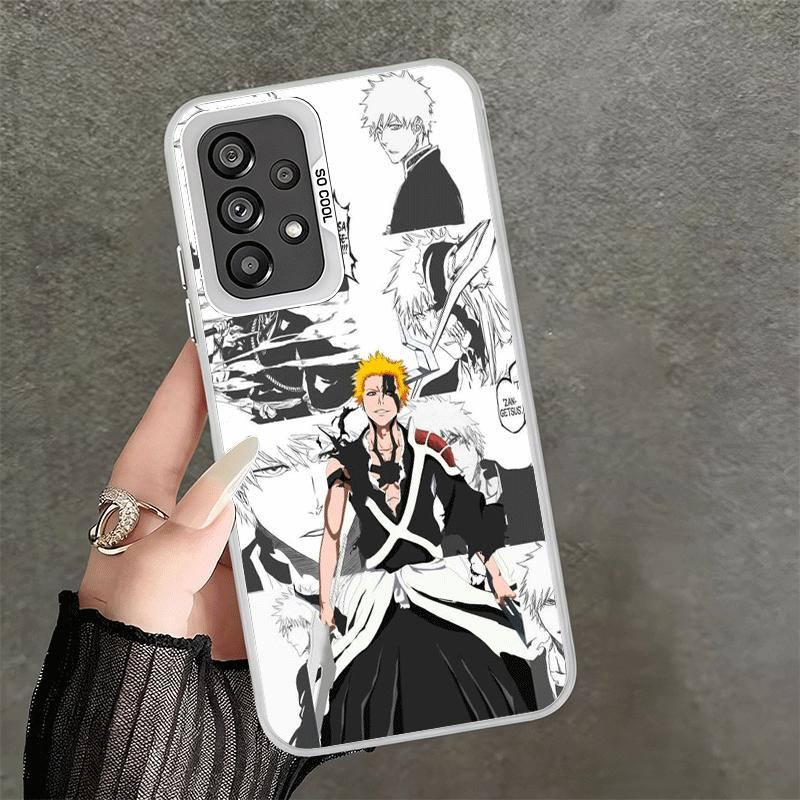 Bleach Anime Ichigo Kenpachi Shockproof Phone Case for Samsung A17 A16 A15 A14 A37 A57 A36 A56 A26 A35 A55 A25 A34 A54 A24 A13 A