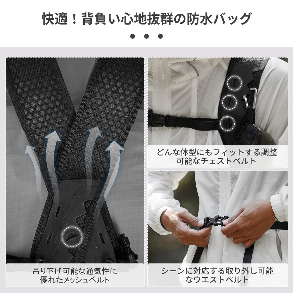 Official Shop Waterproof Fully Waterproof Ultra Light Dry and Wet Dry Disaster Prevention Waterproof Beach Sea [Naturehike] Bag, Rucksack, 25L,