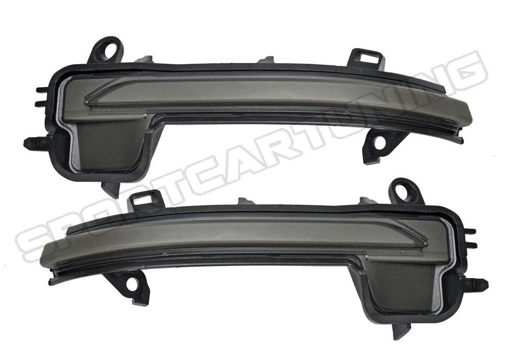 Светодиодные динамические зеркала заднего вида с последовательным динамическим поворотником, дымчатые, для 2 серии X1 и сигналы, соответствующие требованиям техосмотра, отделка, F45, F46, серия, F48,