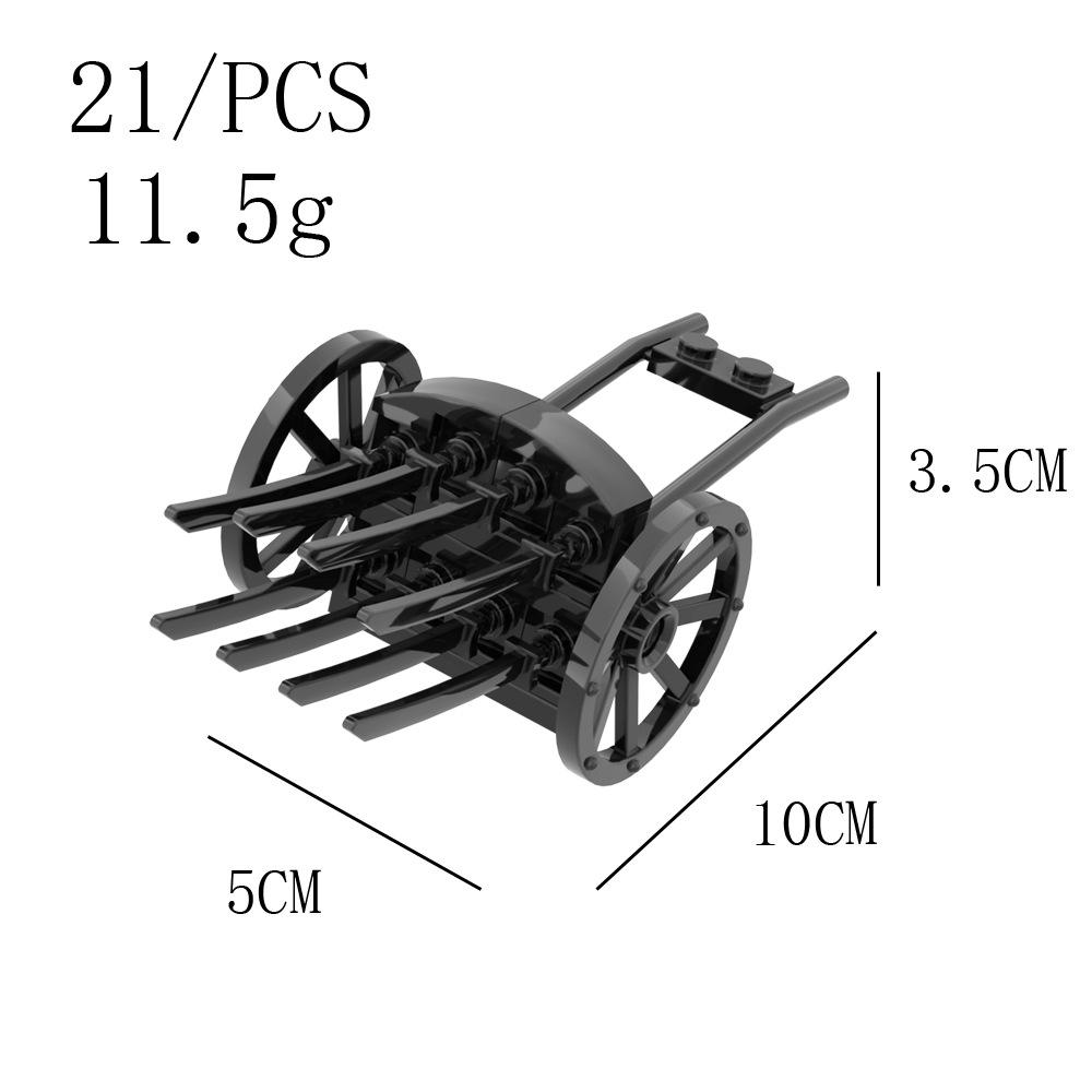 Конструктор Средневековое оружие Древняя осадная лестница Древняя военная машина Сцена Украшение