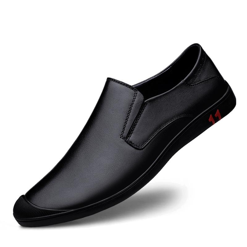 Модные мужские туфли без застежек, мужские мокасины, роскошные повседневные туфли из натуральной кожи, мужские мокасины для вождения, мягкие свадебные туфли для вечеринок