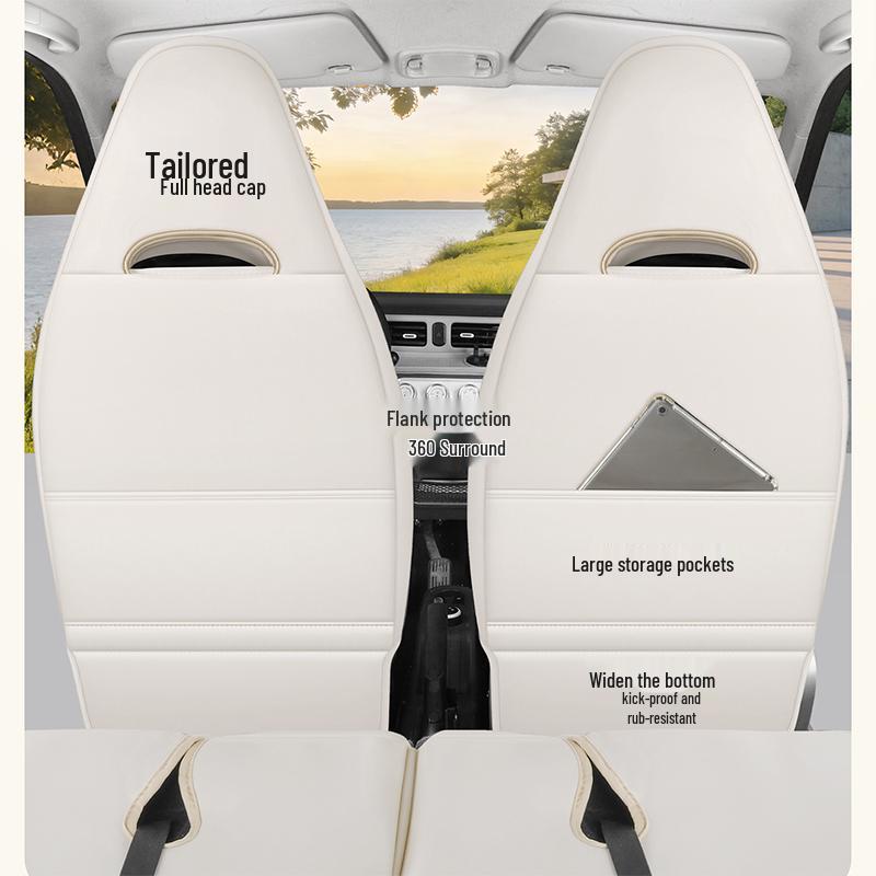 Wuling Hongguang MiniEV Leather Seat Covers - All-Season Full Coverage Cushions