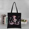 Puella Magi Madoka Волшебная черная сумка-тоут для покупок многоразовая сумка на плечо Madoka Anime Book Bag Akemi Mami Sakura Kyouko Сумка