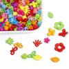 Acrylic Spaced Beads Mix Colors Jewelry Pendant Beads for DIY Handmade