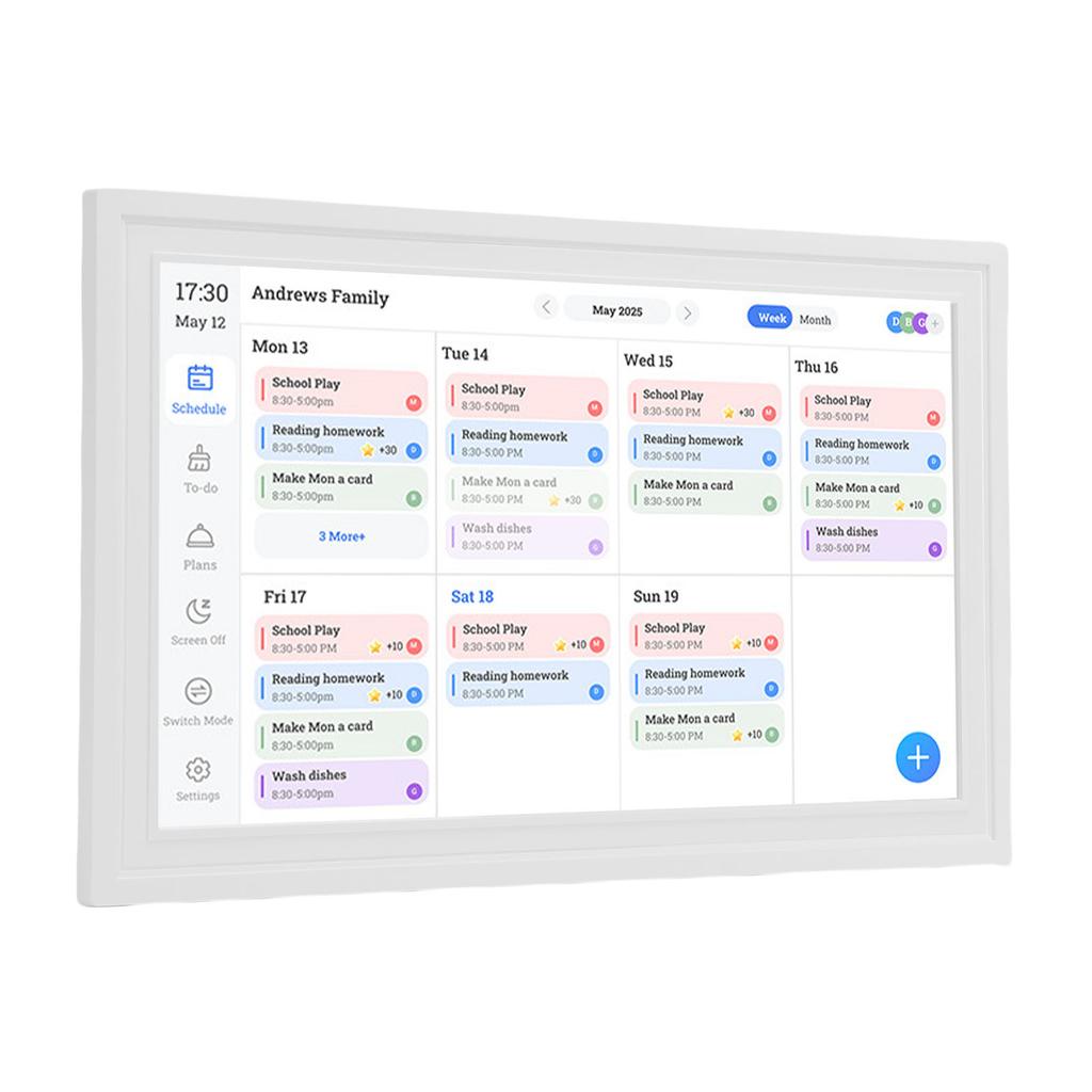 15.6 Inch Smart Digital Calendar 1920 80 HD Interactive Touchscreen Family Planner Calendar with APP   Photo F E Art Gallery
