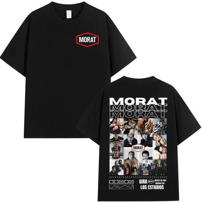 Колумбия Футболки группы Morat Мужские Женские Мода Хип-хоп Футболка с коротким рукавом Харадзюку Повседневные Оверсайз Футболки Уличная одежда#Цвет