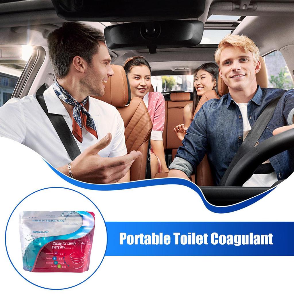 30Pcs Portable Pee Powder Liquid Emergency Urine Bag Solidifier Portable Toilets Odor Neutralizer for Strong Water Absorption