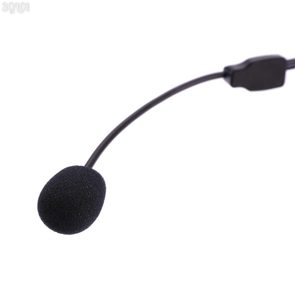 3.5mm Plug Guide Lecture Speech Headset Mic Voice Amplifier Portable Wired Microphone Lightweight Over Head for Teaching Meeting