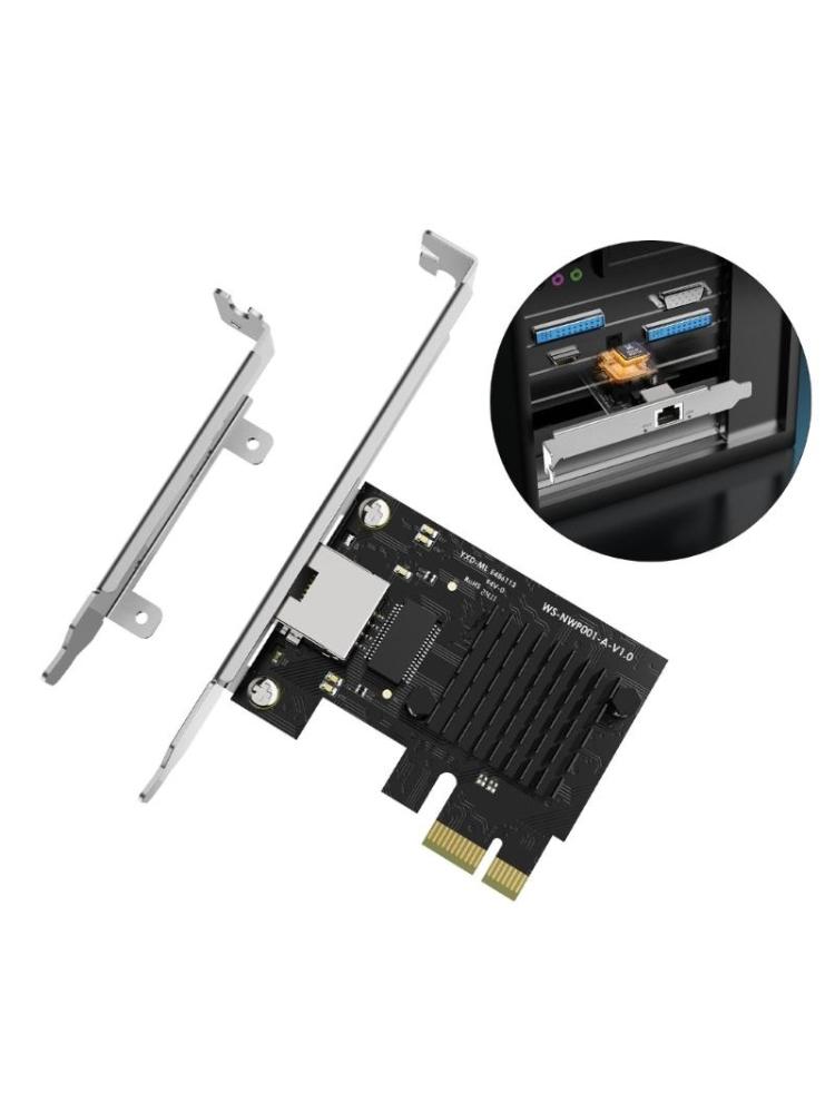 Fast Speed 1G Ethernet PCIE Networking Card With RJ45 LAN Adapter for Desktop PC, Windows10/11 Compatible