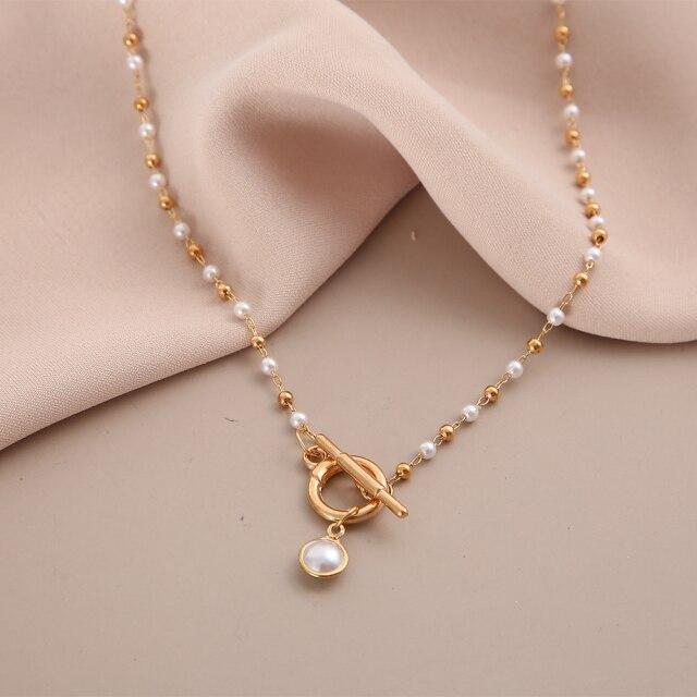 Новое простое многослойное ожерелье золотого цвета, колье с геометрическим кулоном в виде звезды и луны для женщин, колье-чокер, ювелирные аксессуары