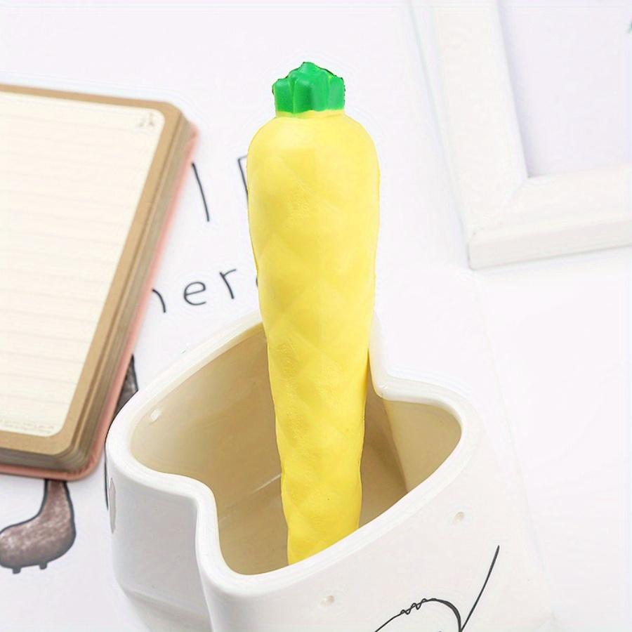 3 шт. 0,5 мм креативная ручка для декомпрессии, мягкая ручка с медленным отскоком, канцелярские принадлежности для обучения с использованием мультфильмов, офисные принадлежности, гелевая ручка с вентиляцией