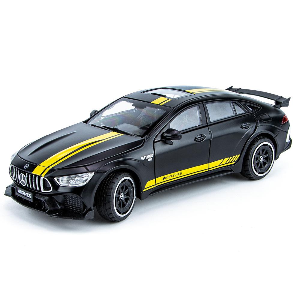 1/24 Mercedes Benz AMG GT63 спортивный автомобиль симулятор литья под давлением металлический сплав модель автомобиля звук свет инерционный механизм коллекция детская игрушка подарок