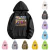 Sweatshirts For Teen Girls Long Sleeve Print Casual Graphic Hoodies Drawstring Pullover Cute Oversized Hoodie