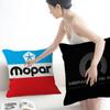 M-Mopar Pillow Covers Cartoon Sofa Decorative Home Double-Sided Printing Short Plush Cute Cushion Cover