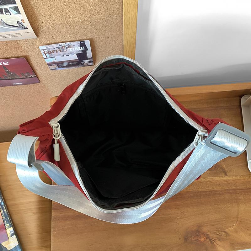 Однотонная большая вместительная сумка через плечо женская сумка через плечо мужская сумка-тоут для поездок на работу