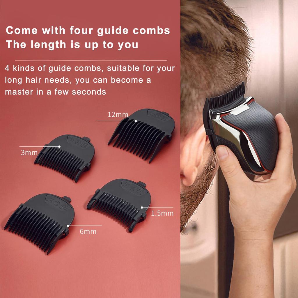 Набор для самостоятельной стрижки Shortcut Pro, электрический триммер для бороды, профессиональные машинки для стрижки волос для мужчин, машинка для стрижки облысения, беспроводная перезаряжаемая