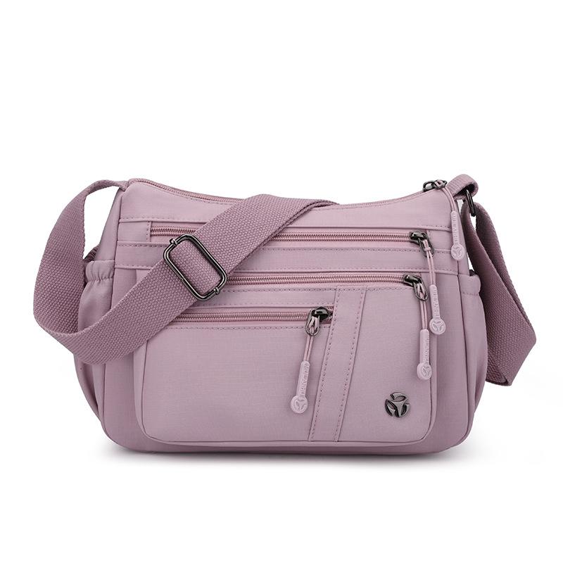 Женская маленькая квадратная сумка, большая вместительная сумка через плечо, сумка для мам среднего возраста, дорожная нейлоновая сумка через плечо