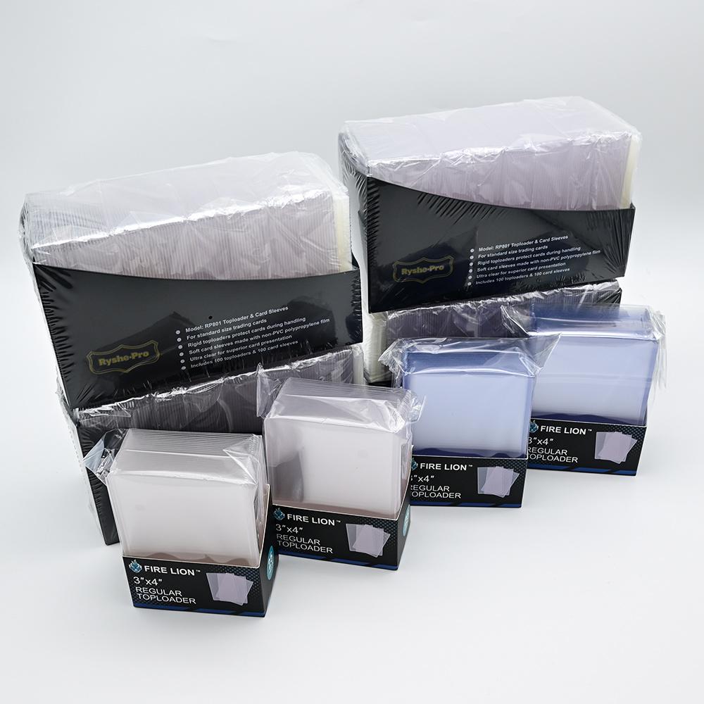 Папка Toploader вмещает 252+ Top Loader 9 карманов Top Loader Папки для жестких держателей карт 3" X 4" для MTG TCG Спортивных карт