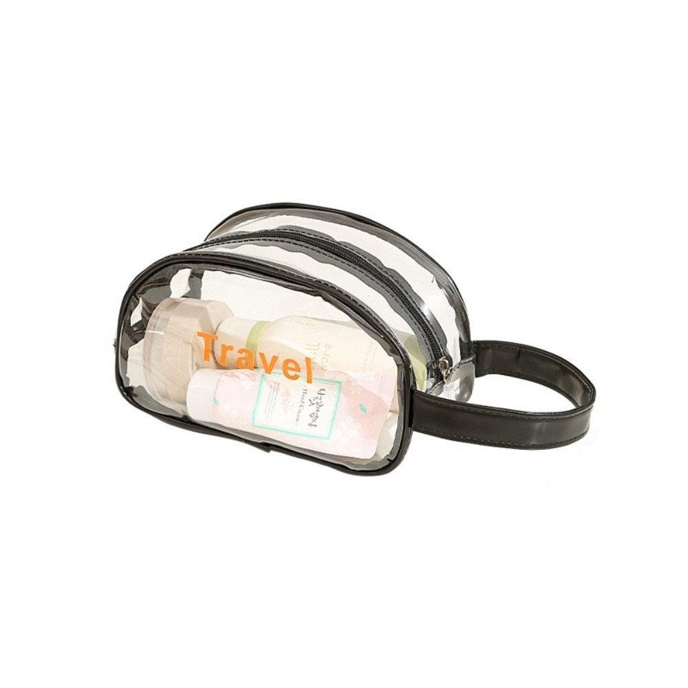 Large Capacity Transparent Cosmetic Bag PVC Outdoor Sports Bag Fashion Swimming Storage Bag Sports