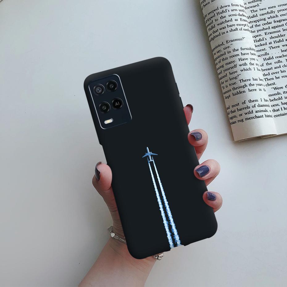 For Oppo A54 Case CPH2239 Soft Silicone Shockproof Cute Painted Cover For Oppo A54 OppoA54 A 54 6.1" Phone Cases Fundas Bumper