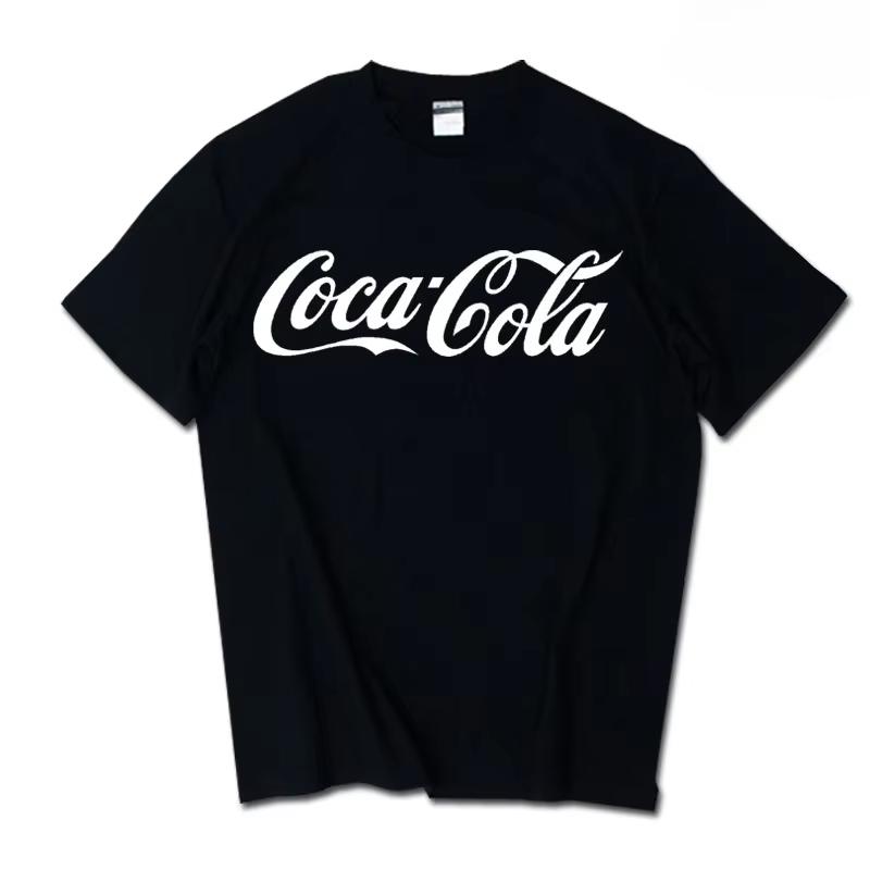 Лето 2026 Новая Модная Бренд INS Pepsi Cola Совместный Футболка Sprite CocaCola Унисекс и Женский Парный Короткий Рукав
