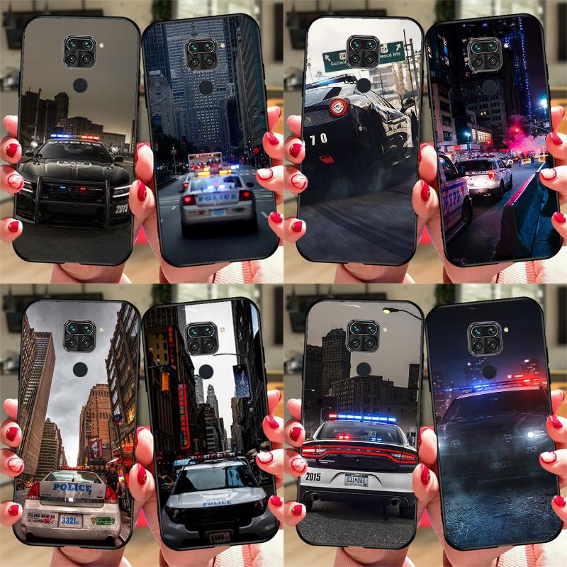Чехол Police Car для Redmi Note 8 9 10 11 12 Pro Plus 10S 11S 12S Чехол для Redmi 9C 10A 10C 12C Coque