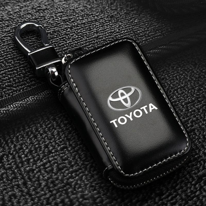 Leather Men's Key Card Bag High-quality Multi-function Key Box For Toyota Camry XV10 XV XV20 XV30 XV40 XV50 XV70 JG7