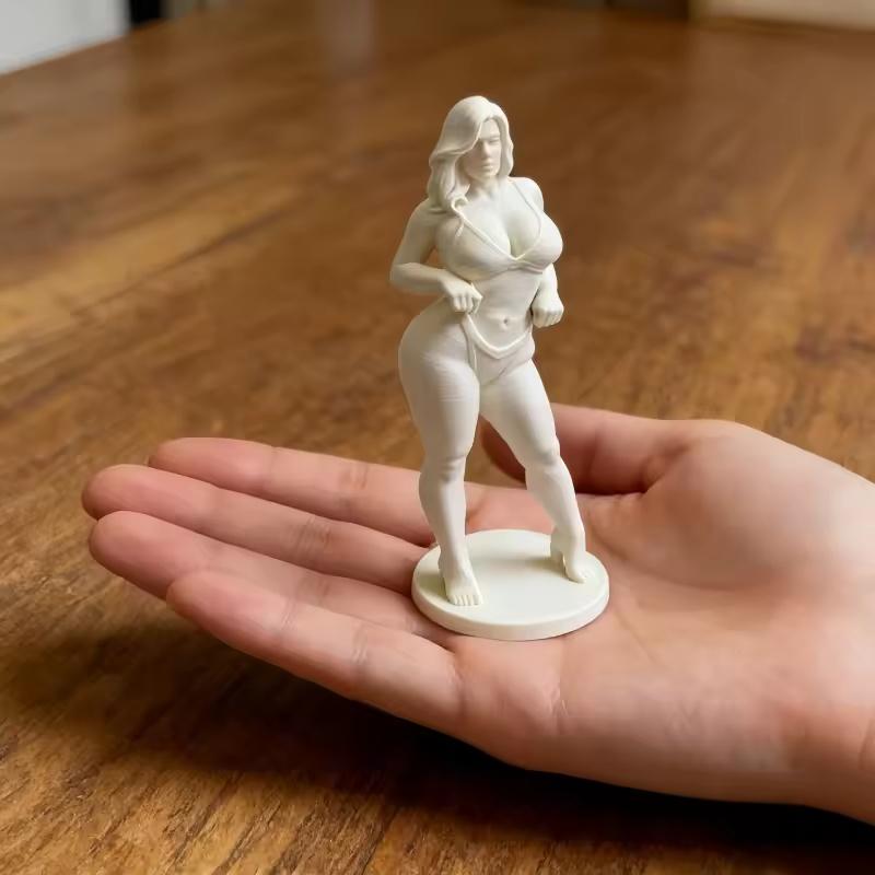 3D-печатная скульптура туфли на высоком каблуке Статуя Чистого Желания Красоты для Гостиной Стола Спальни Домашнего Декора Искусство Ремесло DIY Подарок