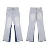 Fashion Print Jeans Loose Casual Sports Denim Pants for Men and Women