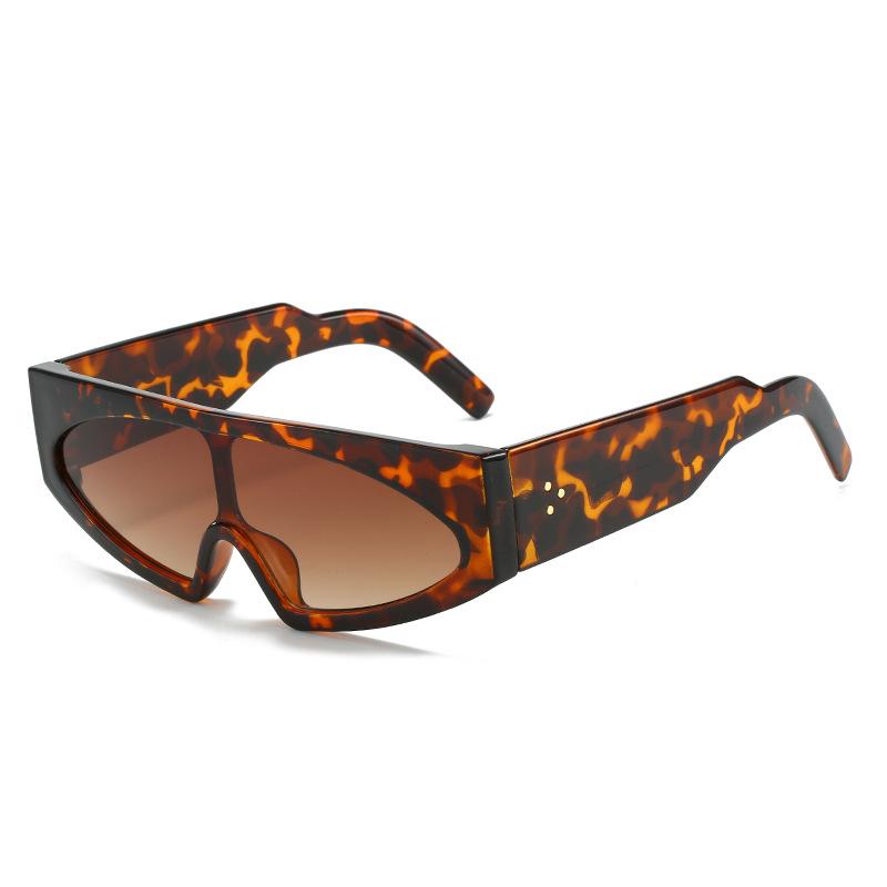 Цельные солнцезащитные очки, персонализированные очки в большой оправе, уличные солнцезащитные очки.