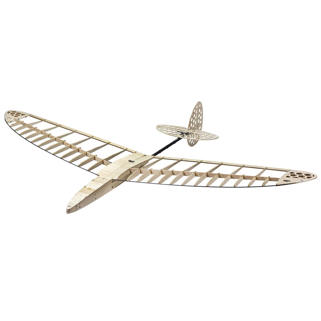 Wooden Remote Control Airplane Kit 47inch Wingspan 36inch Length Aircraft DIY Assembly for Kids