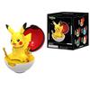 6 styles Pokemon Figure Bulbasaur Eevee Charmander Meowth Squirtle Pikachu action Pokeball elf Ball Toy action Doll kids gift