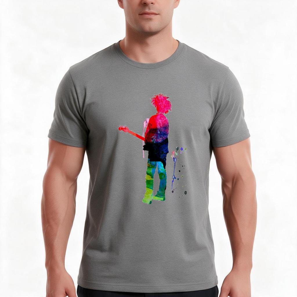 The British Music Tshirt Summer Casual Cotton Tee Oversized Streetwear Tops Vintage Graphic Print Loose Fit Short Sleeve