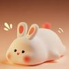 Rechargeable Rabbit Silicone Night Light Tap Control Bedside Decor Light  Children Toy