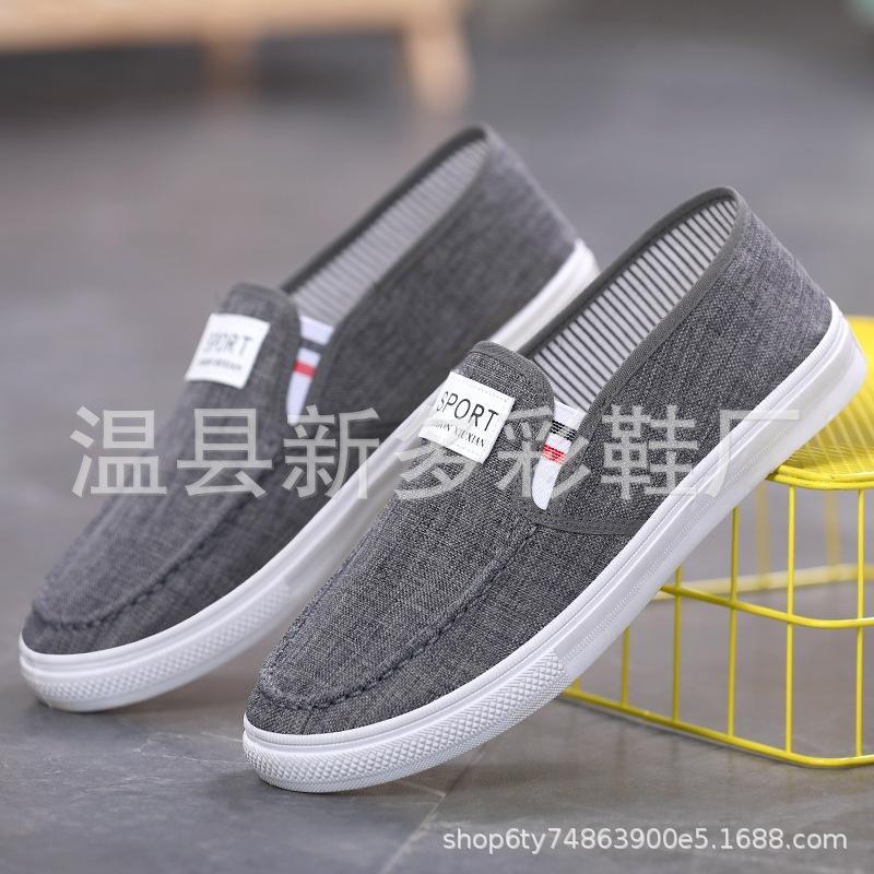 Tide Shoes Повседневная обувь Спортивная обувь Старая Пекинская тканевая обувь Мужская парусиновая обувь на шнуровке