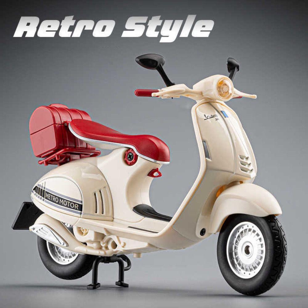 Diecasts Vehicle Retro Motorcycles Cars Toys Zinc Zinc Alloy Vehicles Light Music Toy Home Decoration