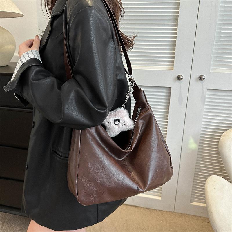 Модная сумка Ins Crossbody для женщин, новая трендовая весенняя сумка-тоут в стиле ретро, повседневная сумка большой вместимости в студенческом стиле