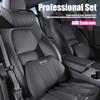 TWEK4 Car Headrest PU Leather Protection Lumbar Cushion Seat Interior Kit Accessories Car Hub Cap For Mercedes Benz AMG W214 W205 W204