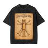 Wait I'm Goated Cat Silly Funny Cat Meme Washed T Shirt Street Cotton T Shirts Summer O-Neck Hippie Tee Shirt Oversize Tops