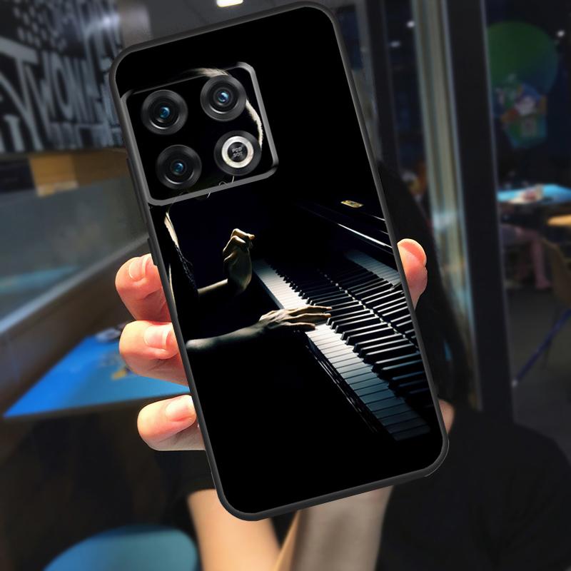 Piano Keys Keyboard design Funda For OnePlus 12R 13 R 12 11 9 10 Pro 8T 9RT 10T OnePlus Nord 4 CE 2 3 Lite N20 N30 Case