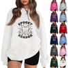 Women's Fashion Casual Long Sleeve Halloween Printed Sweatshirt