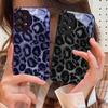 Серый Леопардовый Твил Для Samsung Galaxy S10 4G S20 11E 30 S21 22 S24 Fe Pro S23 S25 Ultra 5G S9 Закаленное Стекло Чехол для Телефона