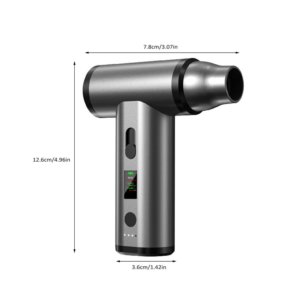 Пылесос со сжатым воздухом, 4000 мАч, беспроводной, перезаряжаемый, с пылесборником, портативный электрический