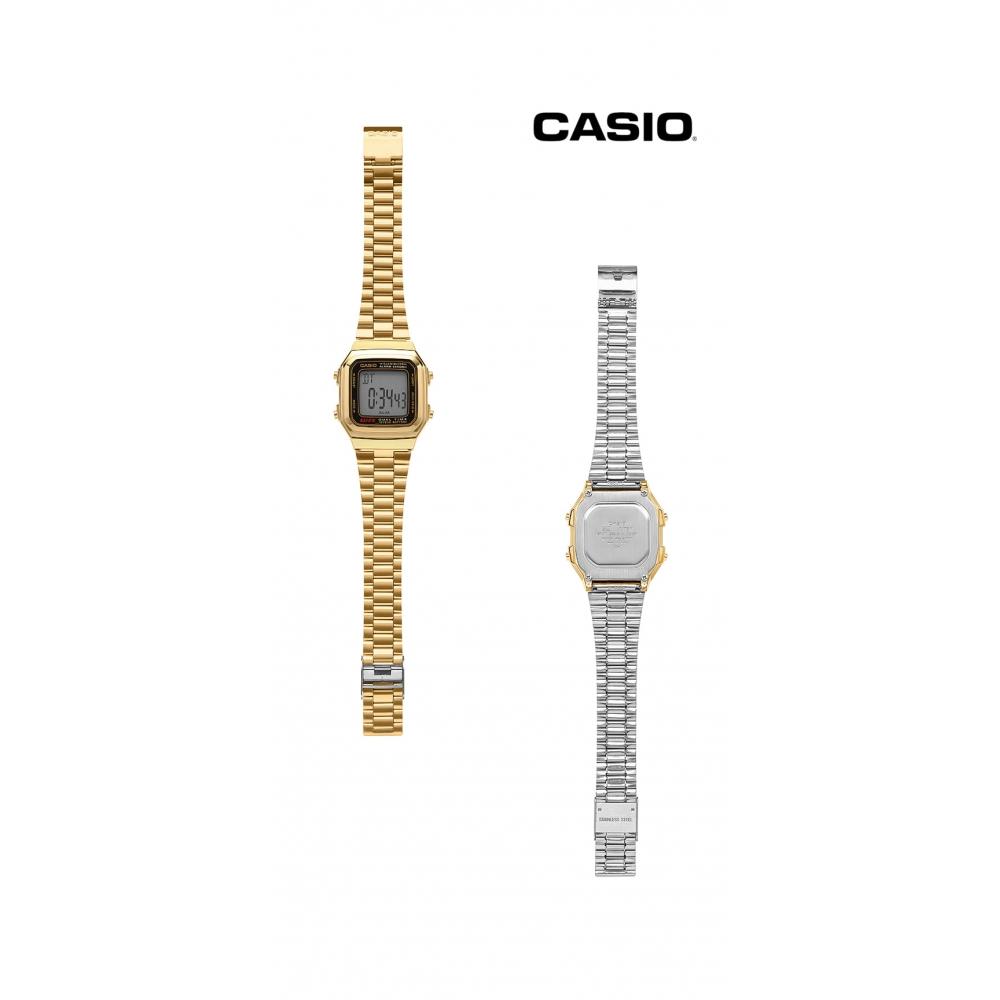 Casio A178wga 1adf A178wga 1a Digital Square Vintage Retro Public Metal Watch