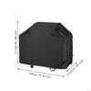Крышка для барбекю Газовый гриль Барбекю Черный Аксессуар Ветрозащитный Регулируемый Многоцелевой