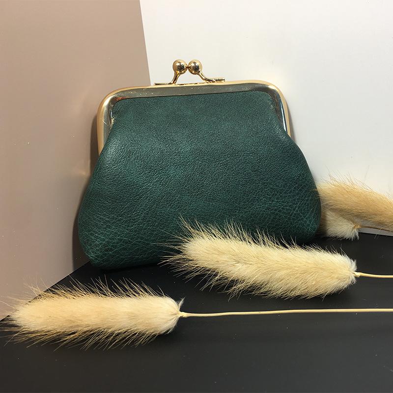 Vintage Change Purse Women's Short Purse Buckle Coin Bag Change Bag