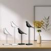 Декоративная скульптура Домашний декор Полимерные статуэтки птиц с основанием Фигурки птиц Настольный декор для гостиной, спальни