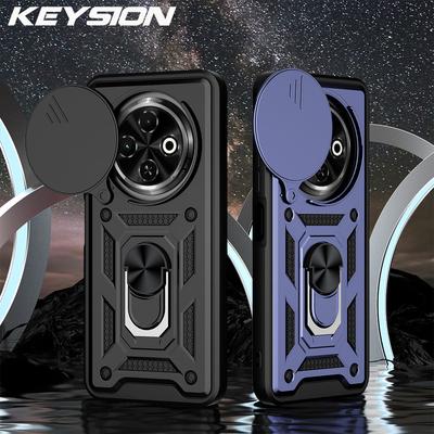 KEYSION Противоударный защитный чехол для TECNO Spark 30C 4G, защитное кольцо для объектива камеры, подставка, чехол для телефона TECNO Spark 30C 4G